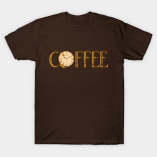 Coffee Time Coffee Quote Word Art T-Shirt